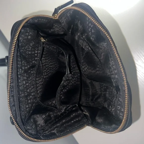 🛑SOLD🛑KATE SPADE NEW YORK Nylon Leather-Trimmed Backpack 🖤♠️ - Picture 16 of 17